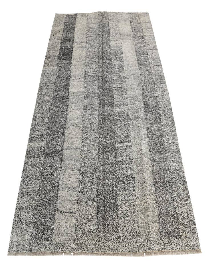 Detail image of  5' 8 x 7' 8  Hand Woven Kilim Modern Wool Rug