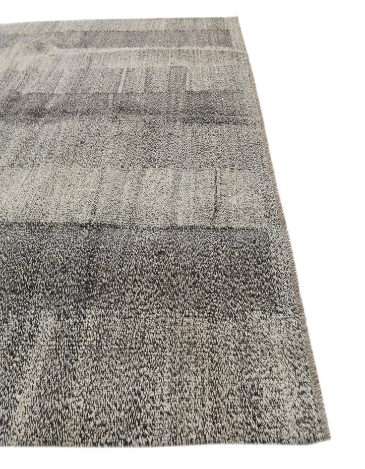 Detail image of  5' 8 x 7' 8  Hand Woven Kilim Modern Wool Rug