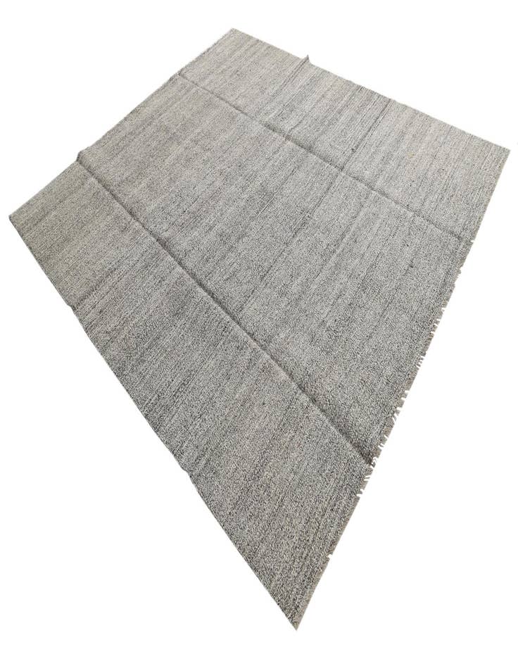 Detail image of  8' 4 x 9' 6  Hand Woven Kilim Modern Wool Rug