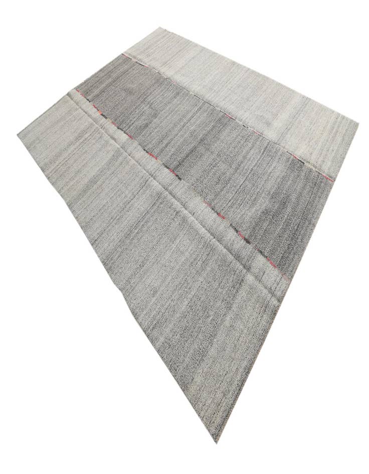 Detail image of  9' 2 x 11' 8  Hand Woven Kilim Modern Wool Rug