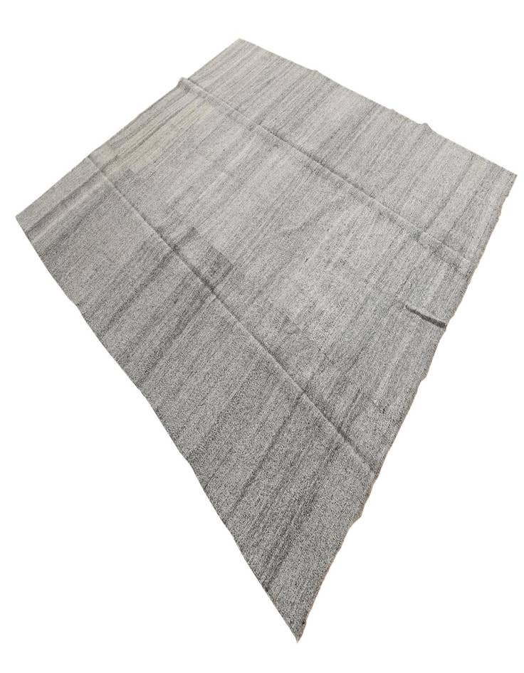 Detail image of  8' 1 x 9' 8  Hand Woven Kilim Modern Wool Rug