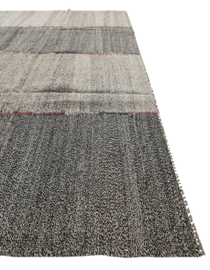 Detail image of  9' x 12'  Hand Woven Kilim Modern Wool Rug