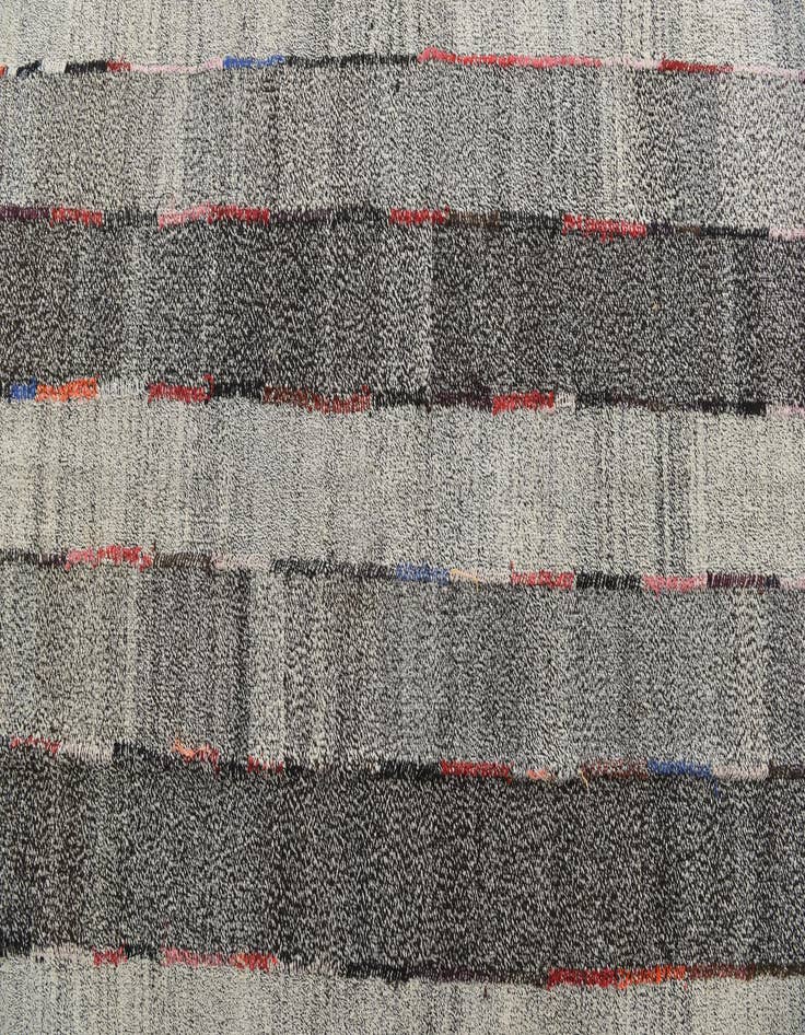 Detail image of  5' 6 x 7' 3  Hand Woven Kilim Modern Wool Rug