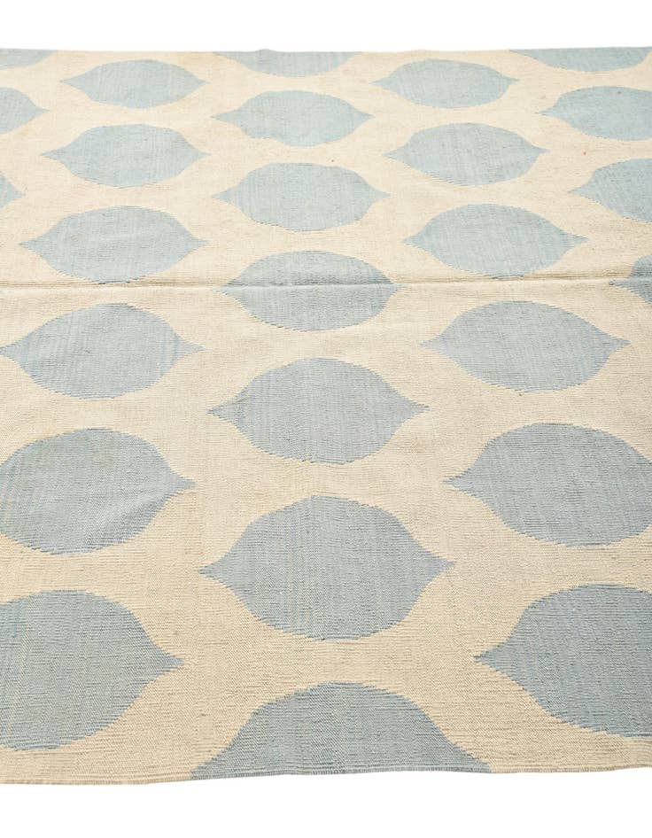 Detail image of  6' 2 x 7' 10  Hand Woven Kilim Modern Wool Rug