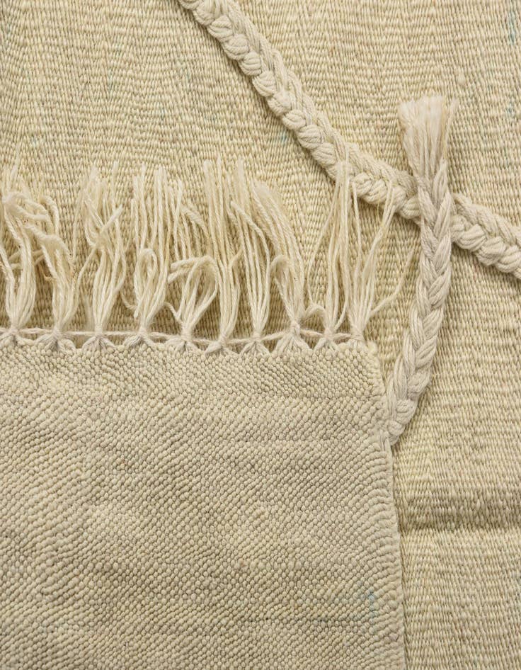 Detail image of  4' x 5' 10  Hand Woven Kilim Modern Wool Rug