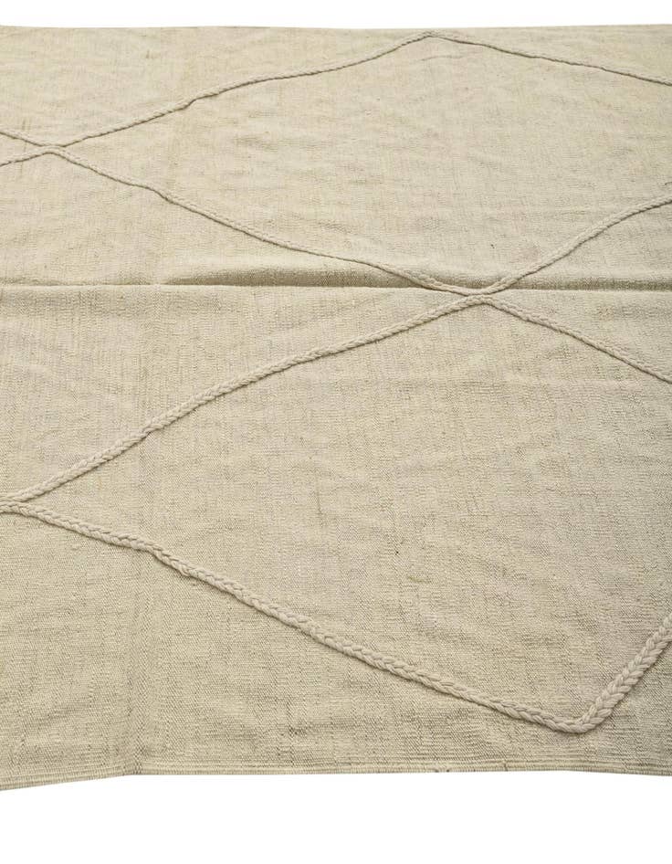 Detail image of  5' 1 x 6' 4  Hand Woven Kilim Modern Wool Rug