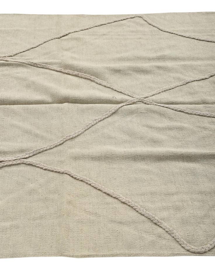 Detail image of  4' x 5' 3  Hand Woven Kilim Modern Wool Rug