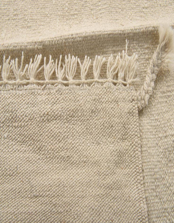 Detail image of  4' 1 x 6' 1  Hand Woven Kilim Modern Wool Rug