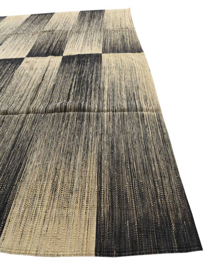 Detail image of  7' 10 x 9' 7  Hand Woven Kilim Modern Wool Rug