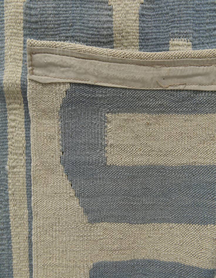Detail image of  8' 2 x 10'  Hand Woven Kilim Modern Wool Rug