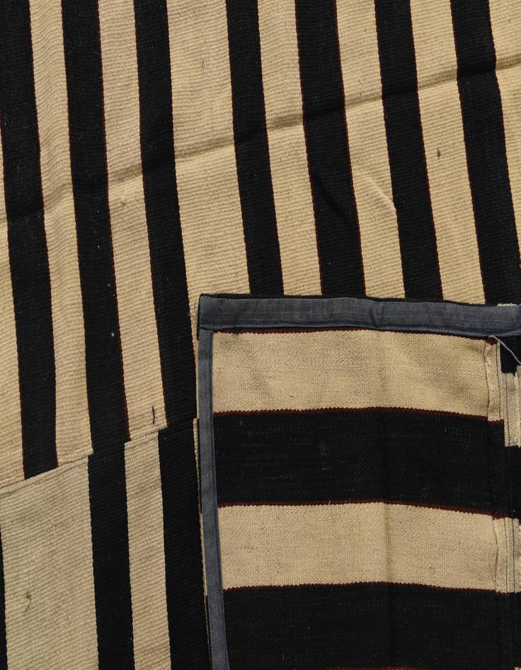 Detail image of  7' 3 x 10' 2  Hand Woven Kilim Modern Wool Rug