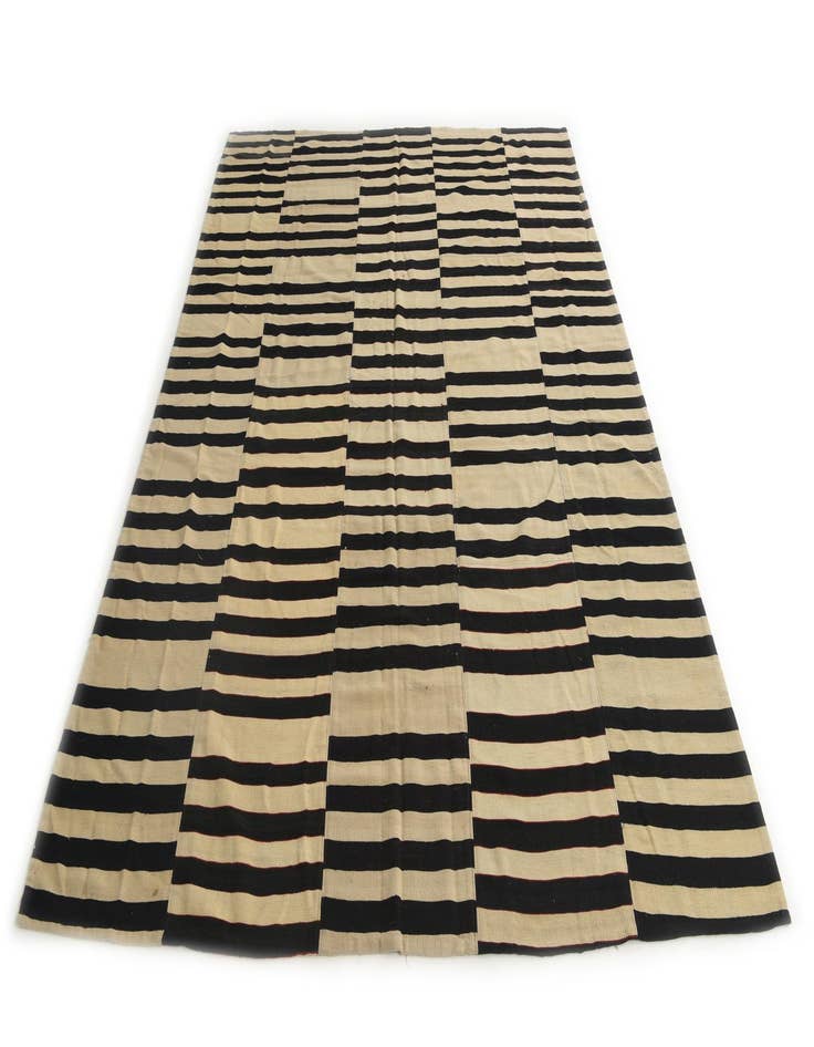 Detail image of  7' 4 x 10' 1  Hand Woven Kilim Modern Wool Rug