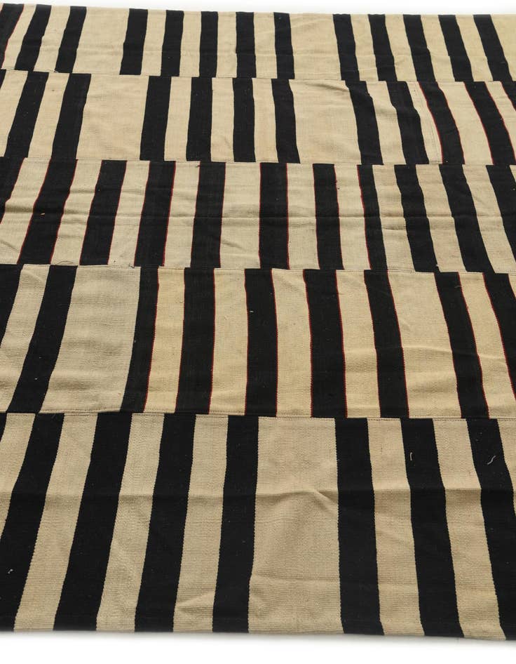 Detail image of  7' 4 x 10' 1  Hand Woven Kilim Modern Wool Rug