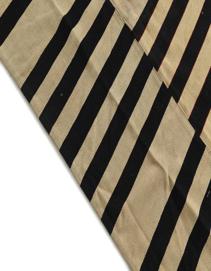 Detail image of  7' 4 x 10' 1  Hand Woven Kilim Modern Wool Rug