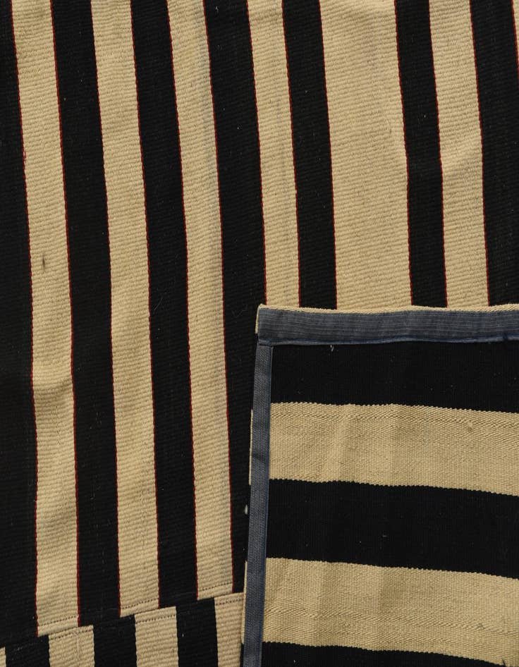 Detail image of  7' 4 x 10' 1  Hand Woven Kilim Modern Wool Rug