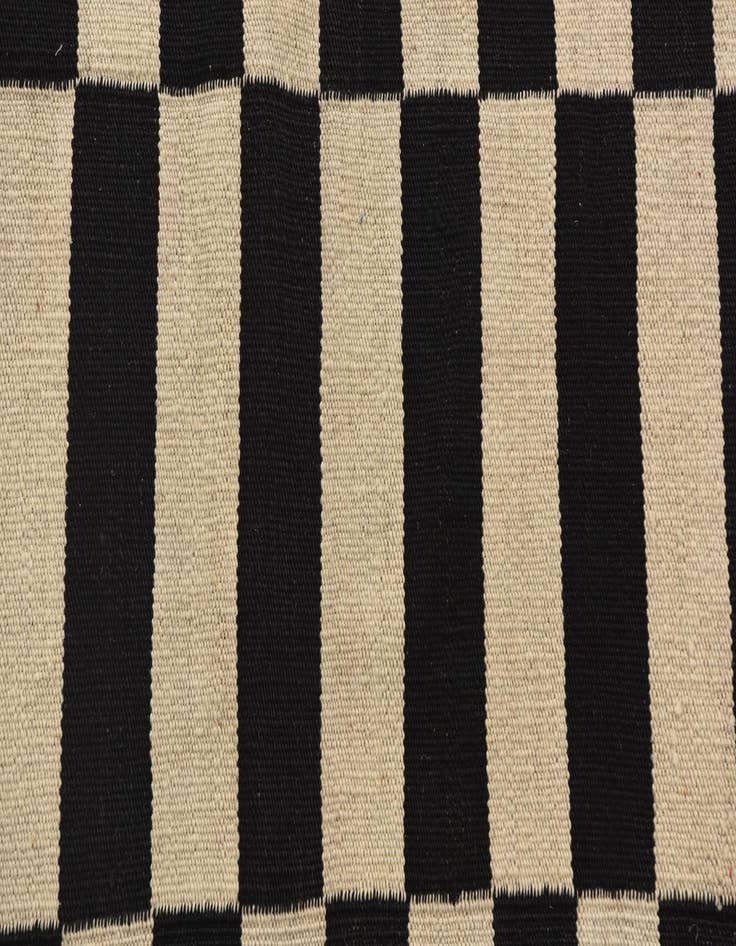 Detail image of  3' 4 x 4' 8  Hand Woven Kilim Modern Wool Rug