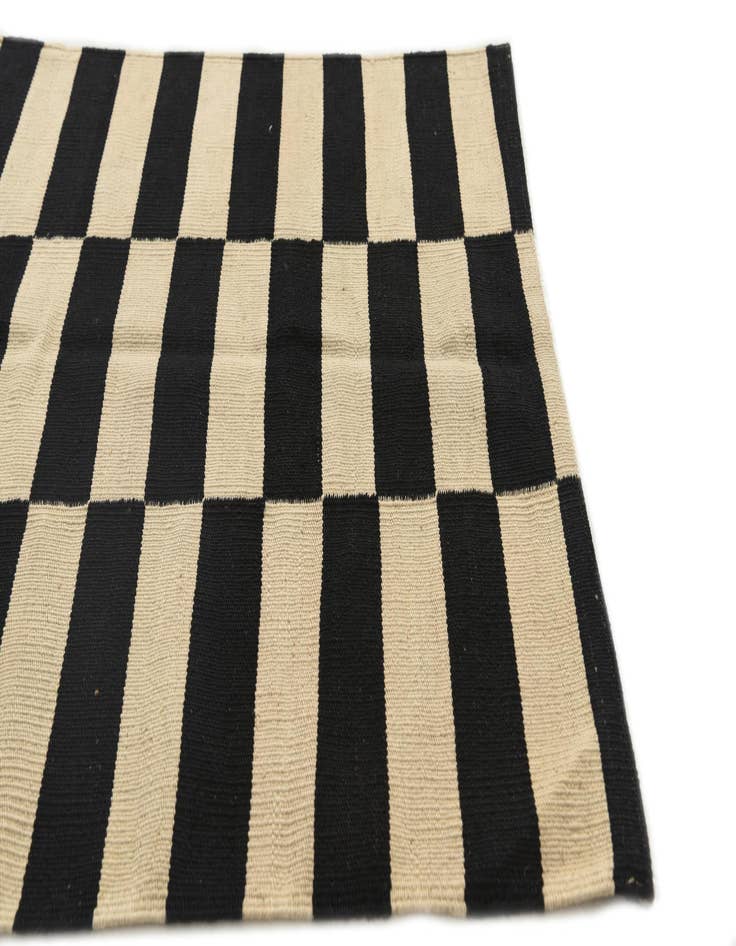 Detail image of  2' 8 x 3' 9  Hand Woven Kilim Modern Wool Rug