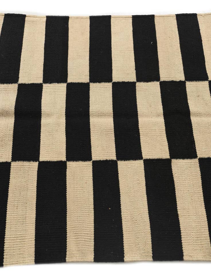 Detail image of  2' 8 x 3' 9  Hand Woven Kilim Modern Wool Rug