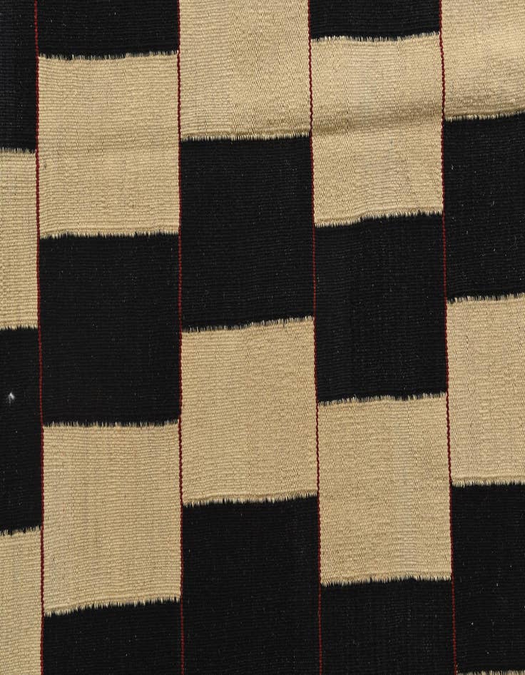 Detail image of  7' x 9' 7  Hand Woven Kilim Modern Wool Rug