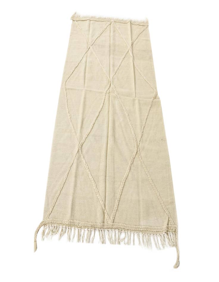 Detail image of  3' 3 x 4' 9  Hand Woven Kilim Modern Wool Rug