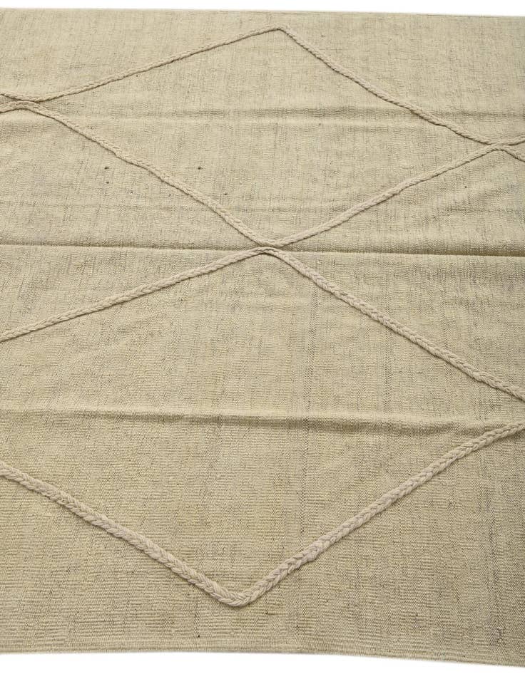 Detail image of  5' x 6' 5  Hand Woven Kilim Modern Wool Rug