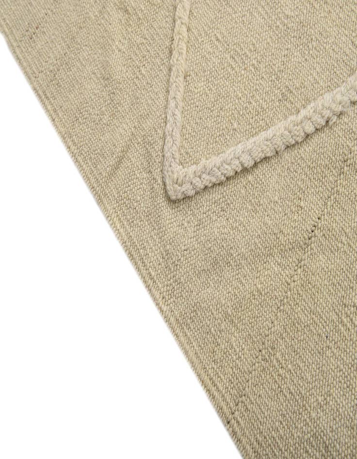 Detail image of  4' 7 x 6' 4  Hand Woven Kilim Modern Wool Rug