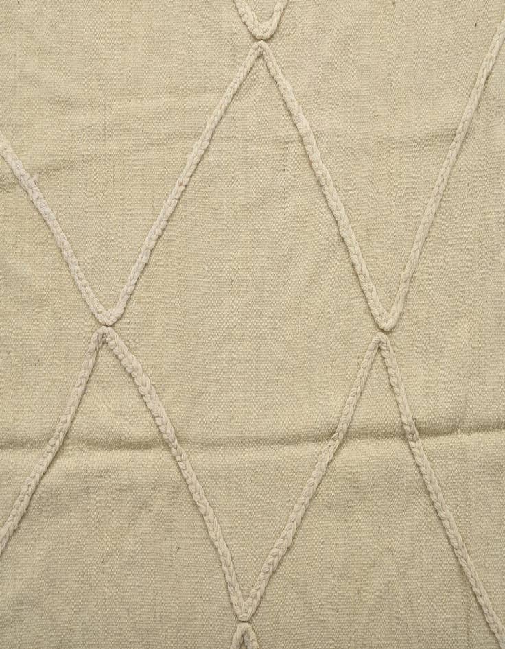 Detail image of  4' 7 x 6' 4  Hand Woven Kilim Modern Wool Rug