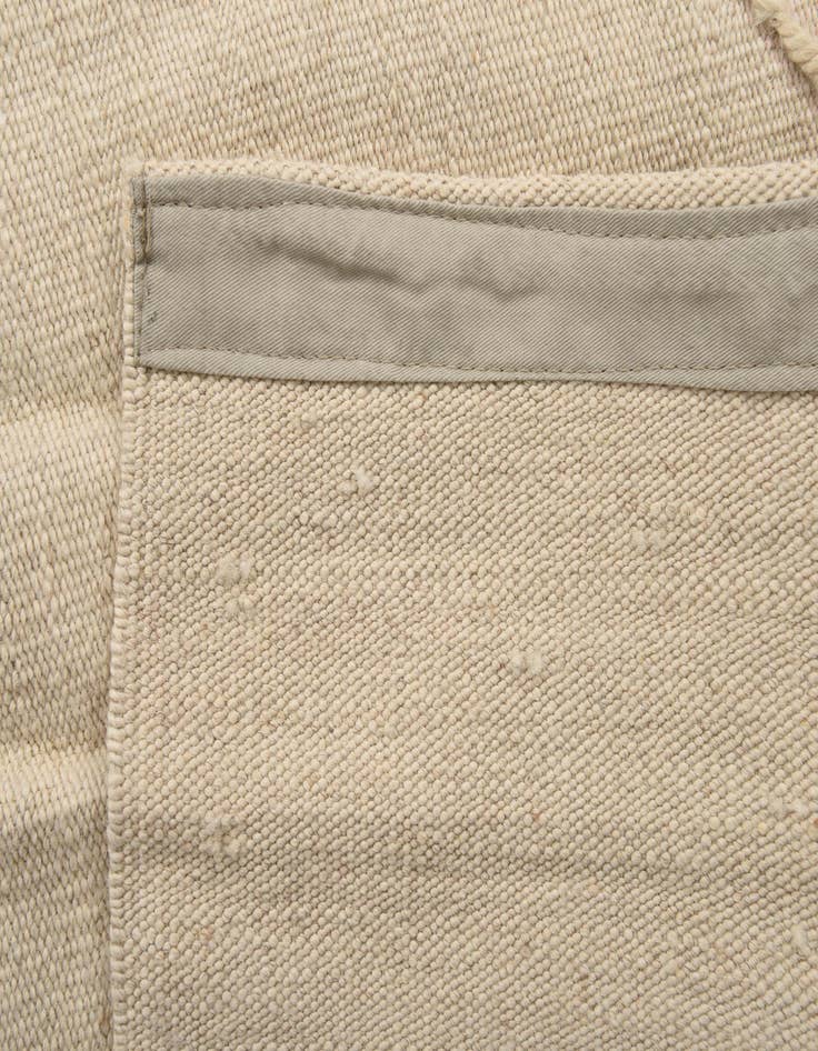 Detail image of  3' 5 x 5'  Hand Woven Kilim Modern Wool Rug