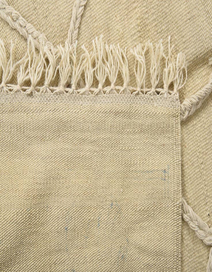 Detail image of  3' 5 x 4' 10  Hand Woven Kilim Modern Wool Rug