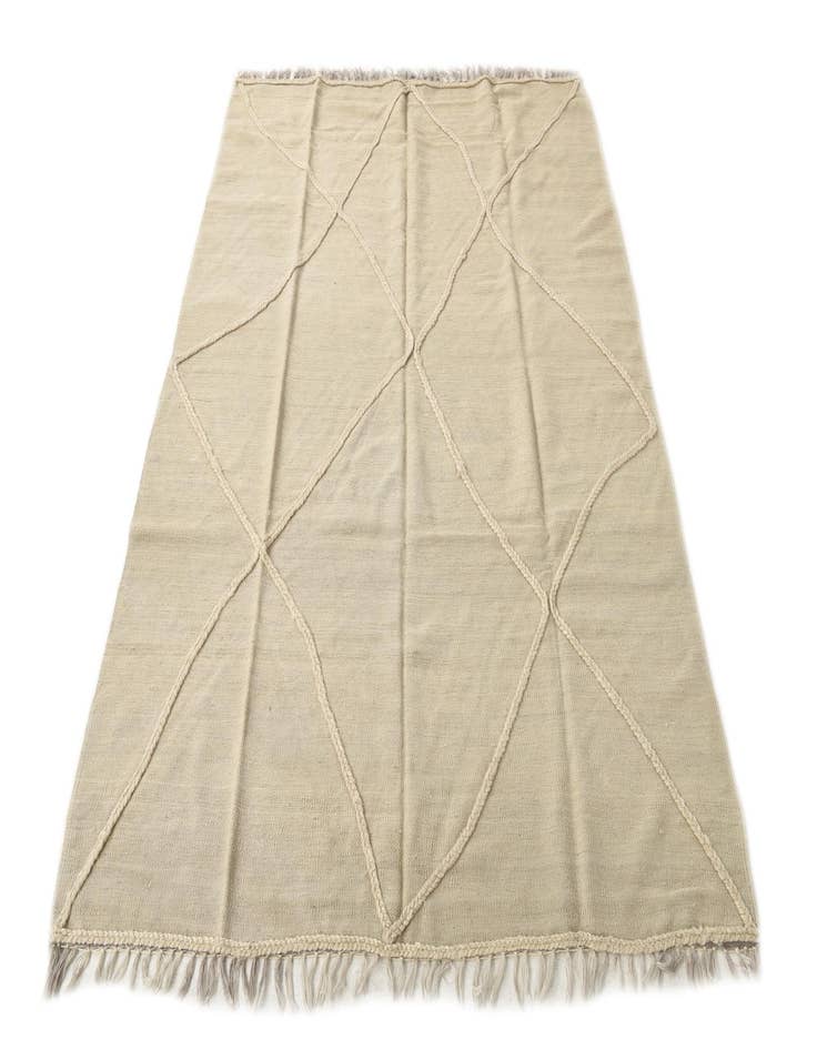 Detail image of  5' x 6' 8  Hand Woven Kilim Modern Wool Rug