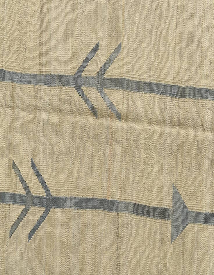 Detail image of  6' 9 x 9' 5  Hand Woven Kilim Modern Wool Rug