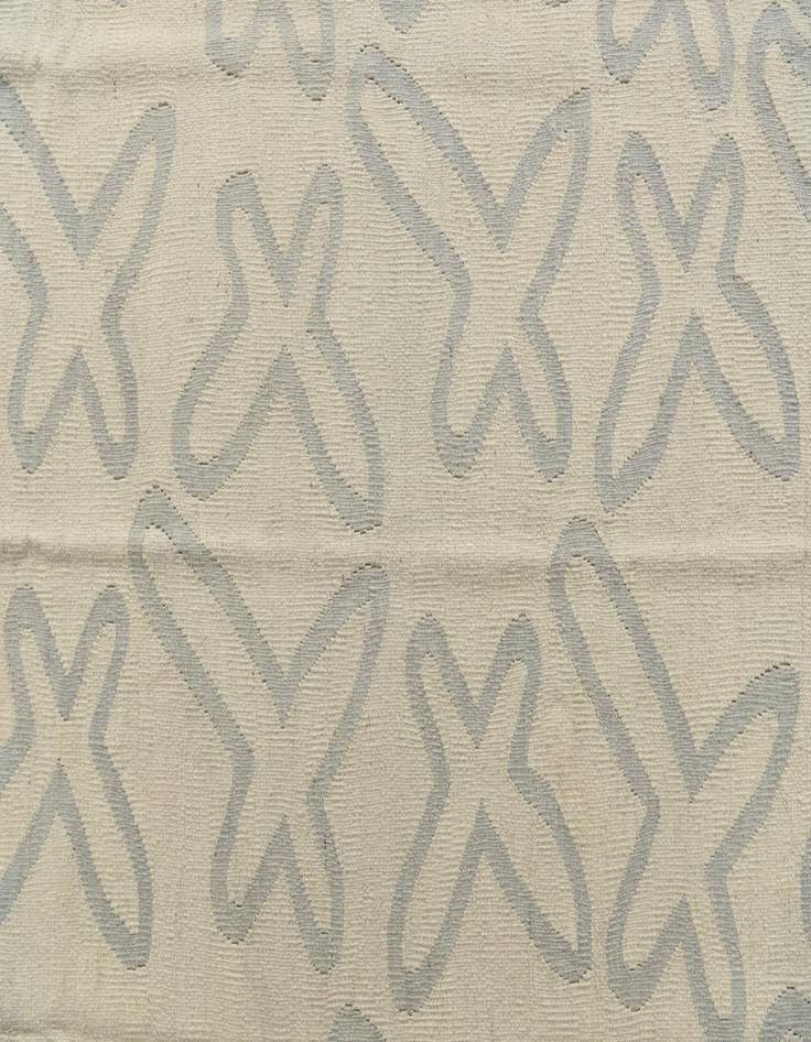 Detail image of  5' 1 x 6' 5  Hand Woven Kilim Modern Wool Rug