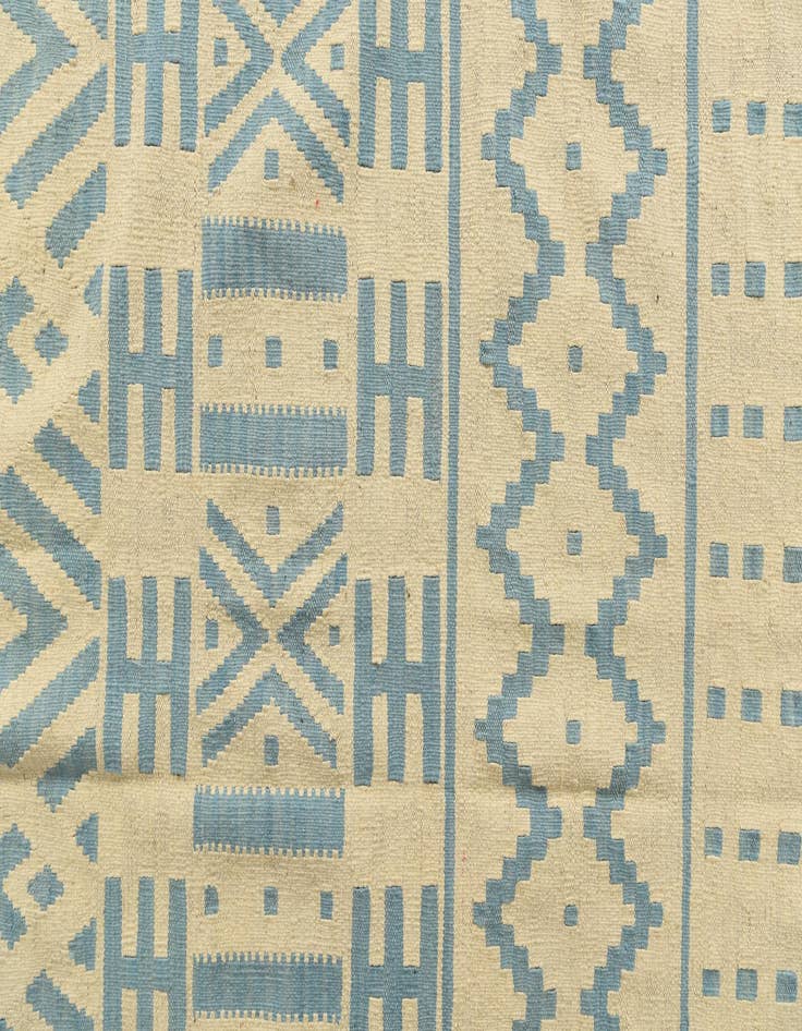 Detail image of  6' 6 x 9' 6  Hand Woven Kilim Modern Wool Rug