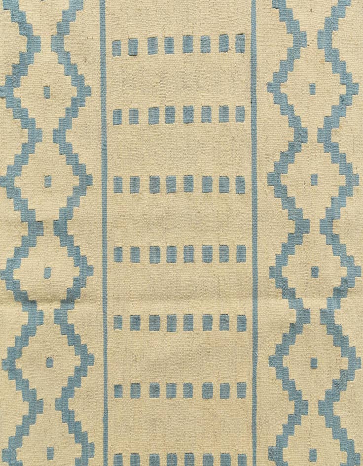 Detail image of  6' 6 x 9' 6  Hand Woven Kilim Modern Wool Rug