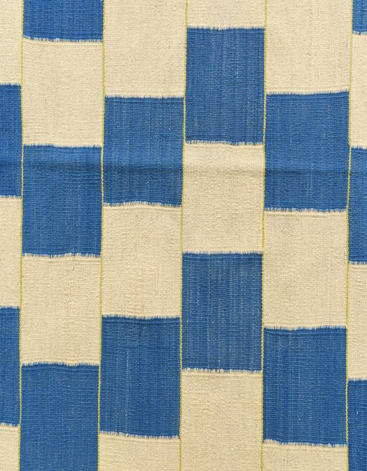 Detail image of  7' 2 x 9' 8  Hand Woven Kilim Modern Wool Rug
