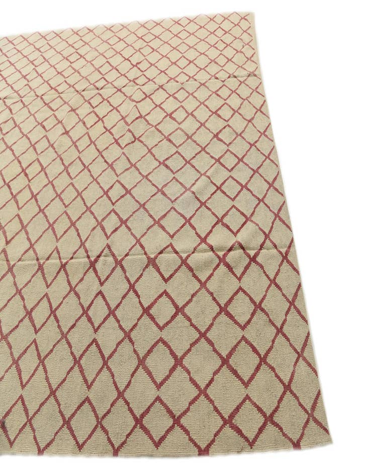 Detail image of  8' 10 x 11' 3  Hand Woven Kilim Modern Wool Rug