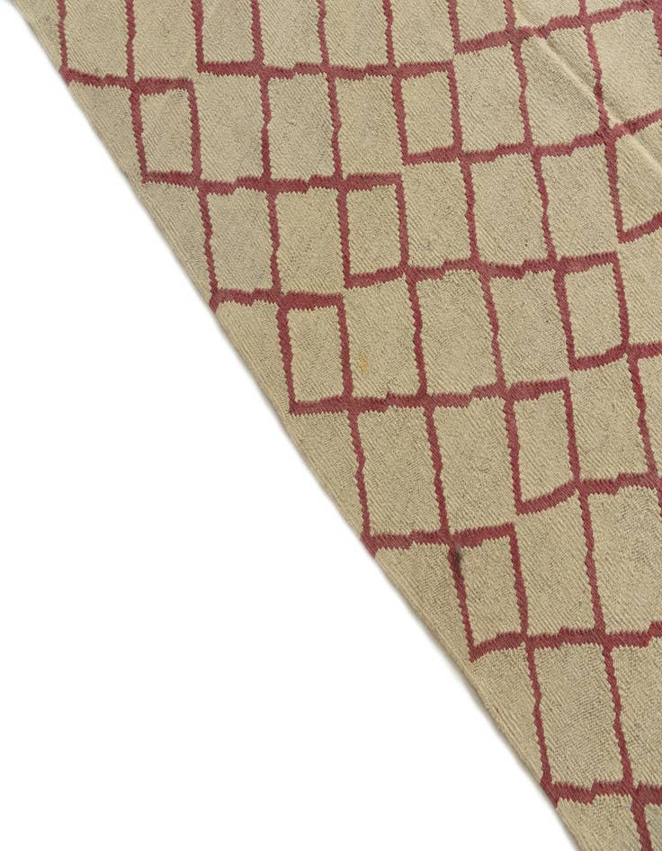 Detail image of  8' 10 x 11' 3  Hand Woven Kilim Modern Wool Rug