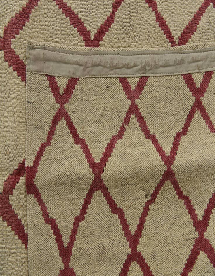 Detail image of  8' 10 x 11' 3  Hand Woven Kilim Modern Wool Rug