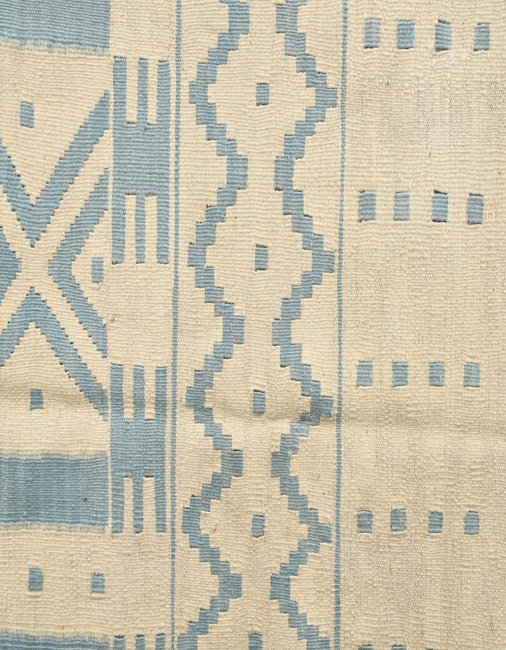 Detail image of  6' 9 x 9' 10  Hand Woven Kilim Modern Wool Rug