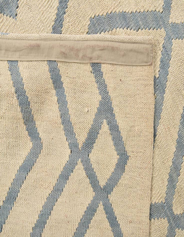 Detail image of  6' 3 x 7' 8  Hand Woven Kilim Modern Wool Rug
