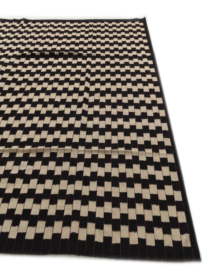 Detail image of  8' 4 x 9' 5  Hand Woven Kilim Modern Wool Rug