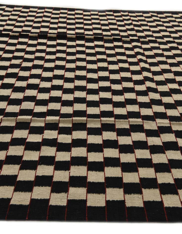 Detail image of  8' 4 x 9' 5  Hand Woven Kilim Modern Wool Rug