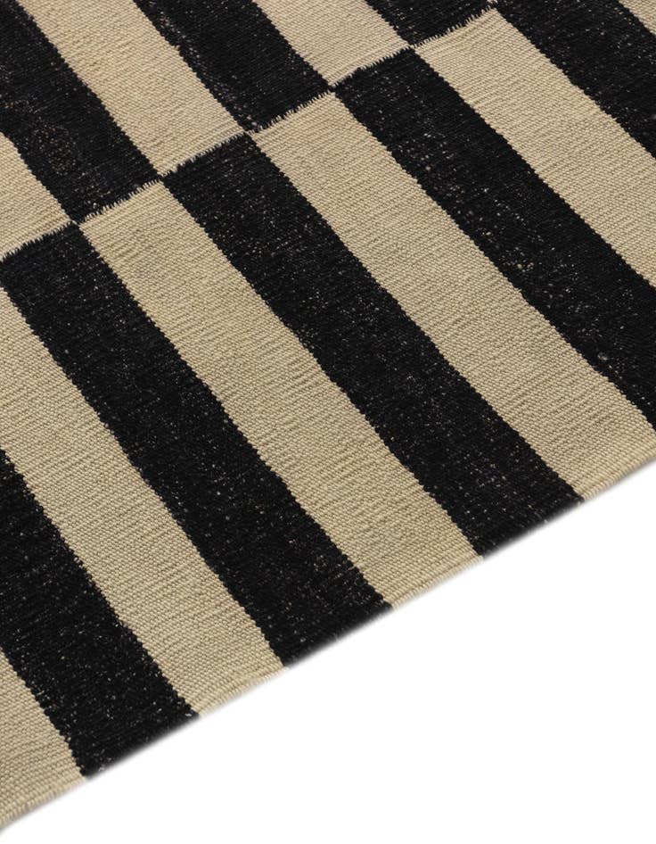 Detail image of  3' 6 x 5'  Hand Woven Kilim Modern Wool Rug