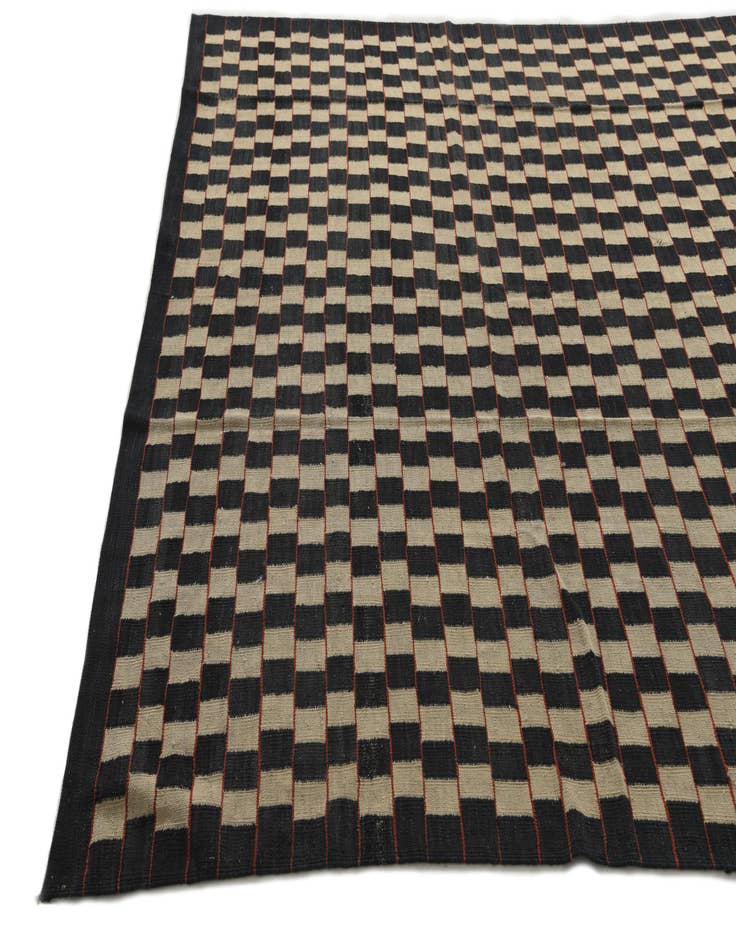 Detail image of  8' x 11' 4  Hand Woven Kilim Modern Wool Rug