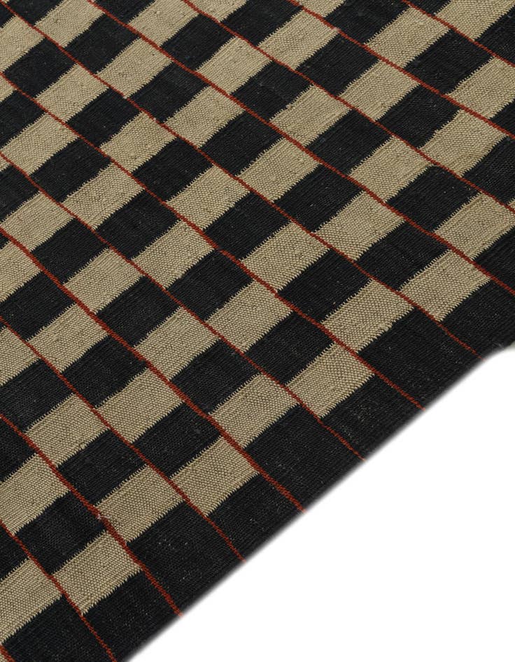 Detail image of  8' x 11' 4  Hand Woven Kilim Modern Wool Rug