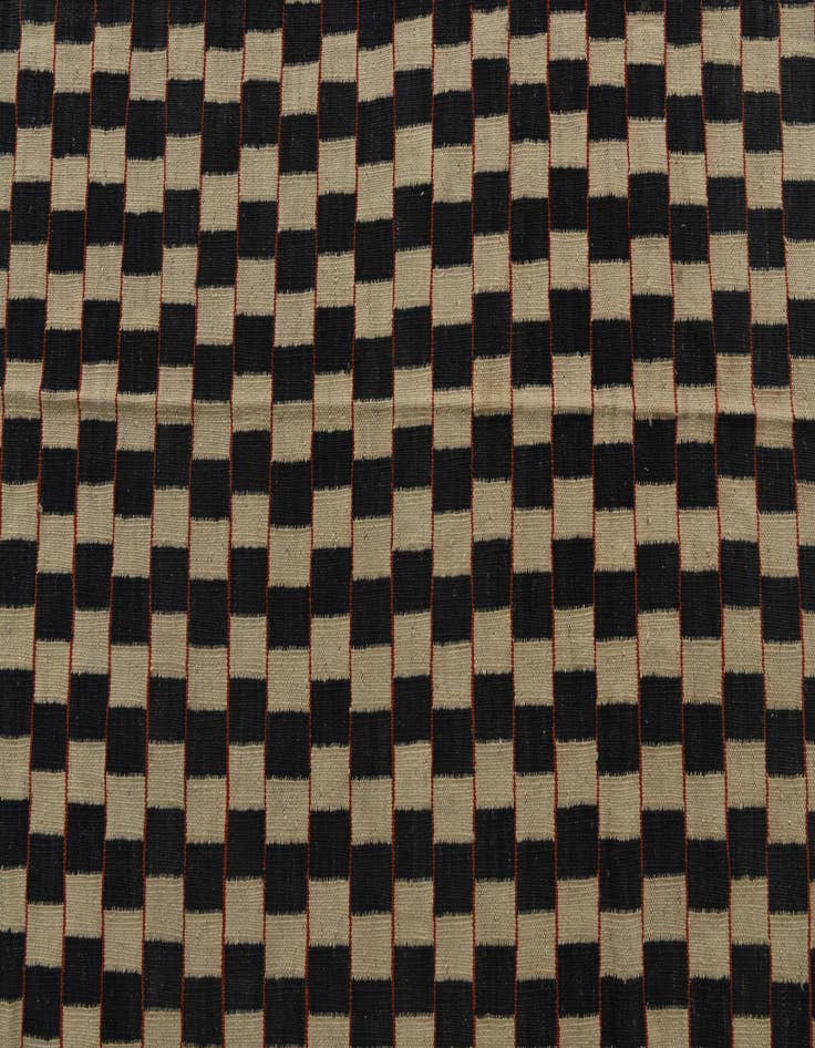 Detail image of  8' x 11' 4  Hand Woven Kilim Modern Wool Rug