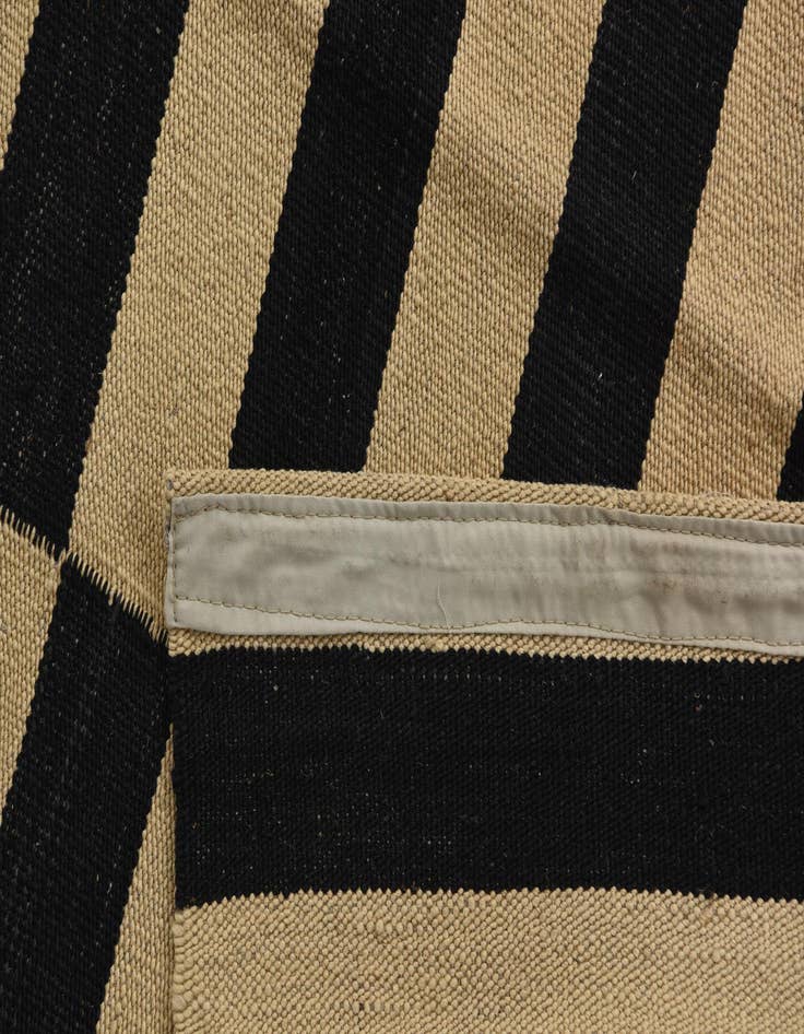 Detail image of  3' 5 x 5'  Hand Woven Kilim Modern Wool Rug