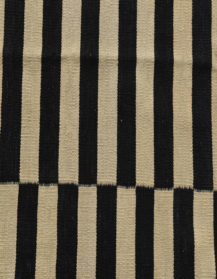 Detail image of  4' 3 x 5' 11  Hand Woven Kilim Modern Wool Rug