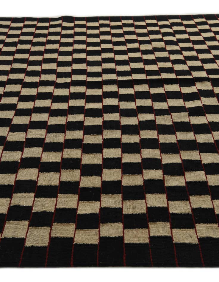 Detail image of  6' 7 x 9' 4  Hand Woven Kilim Modern Wool Rug