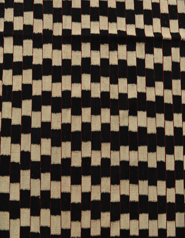 Detail image of  6' 7 x 9' 4  Hand Woven Kilim Modern Wool Rug